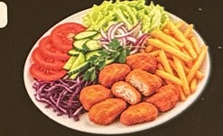 TEXSAS KEBAP — assiette-nuggets